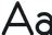 Text-Aa Icon