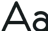 Text-Aa Icon